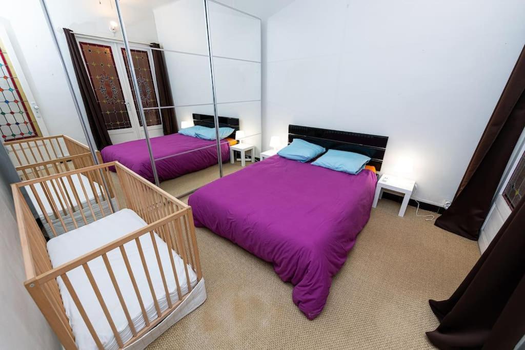Anna-Maria : Grand Appartement 10 Personnes+Parking Prive -Actif+ Location- Marselha Exterior foto